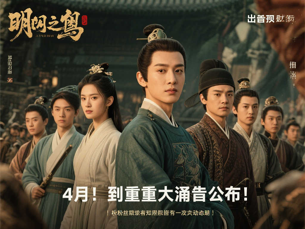 《明末 渊虚之羽》曝光女主精美特写，四月重磅消息即将揭晓