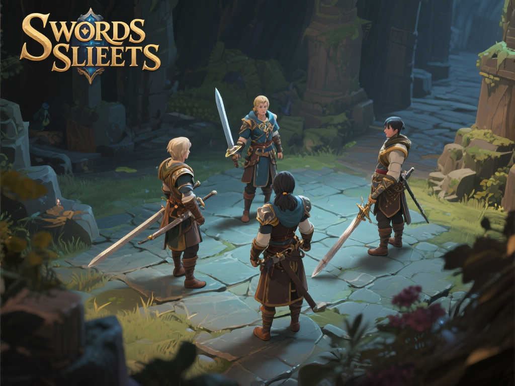 《Swords Slippers》最新截图：尴尬站位引发无限遐想！