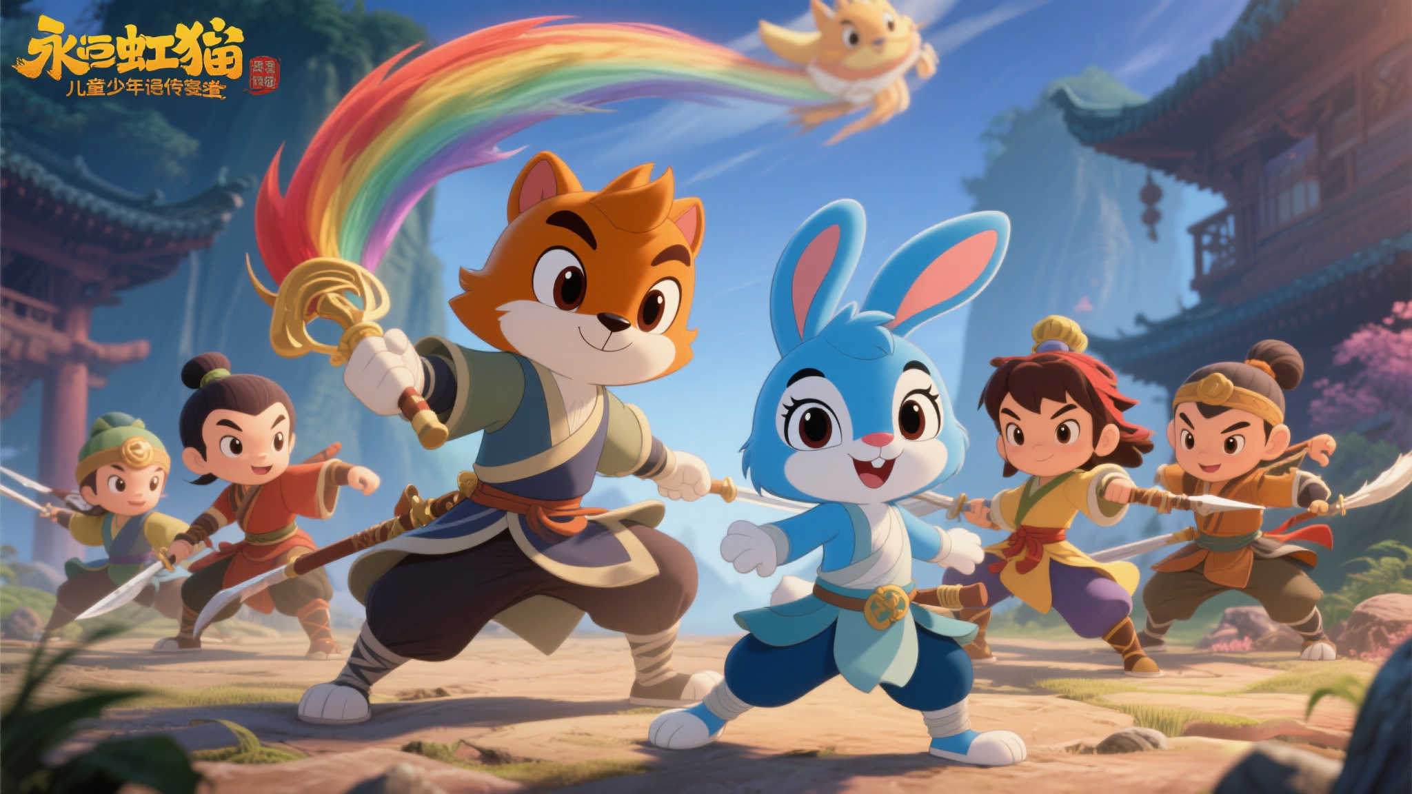 童年经典再现！《永劫无间》携手《虹猫蓝兔》开启联动！