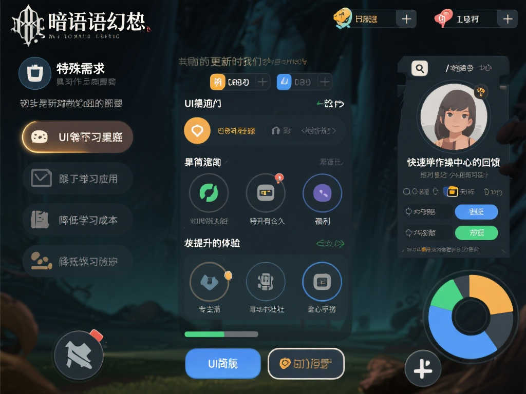 《暗喻幻想》新增简约UI设计!贴心满足玩家多样化需求 《暗喻幻想》新增简约UI设计!贴心满足玩家多样化需求