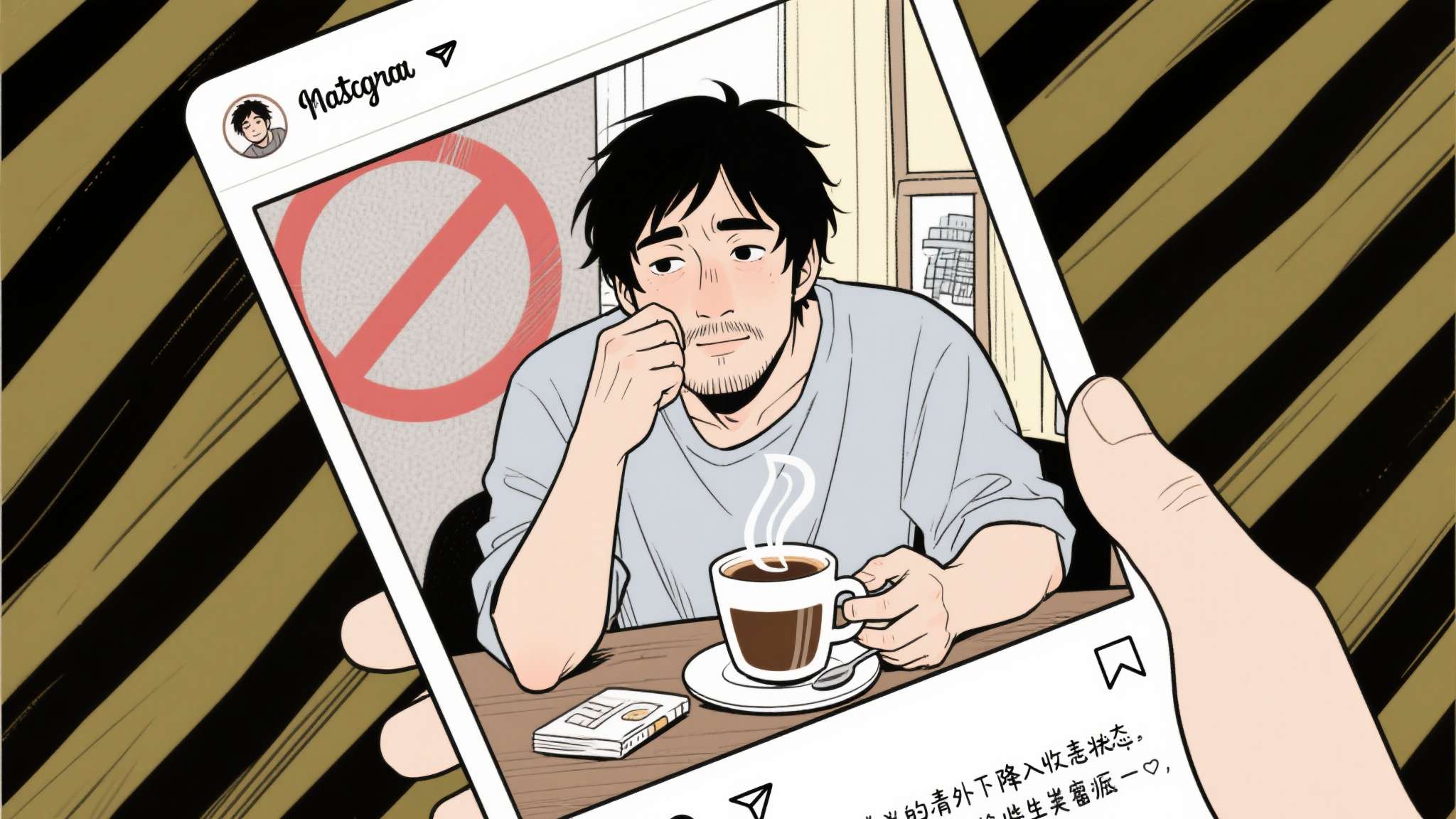 哭诉喝不起咖啡！漫画家自翻遭禁 全球粉丝暖心救急